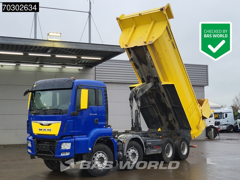 MAN TGS 35.440 8X4 14m3 tipper Steelsuspension Big-Axle Retarder Automatic Euro 6 - Kipper vrachtwagen: afbeelding 1 MAN TGS 35.440 8X4 14m3 tipper Steelsuspension Big-Axle Retarder Automatic Euro 6 - Kipper vrachtwagen: afbeelding 1
