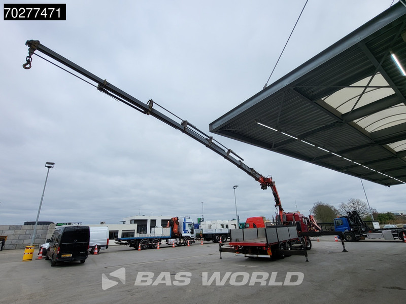 Vrachtwagen met open laadbak, Kraanwagen MAN TGS 35.480 8X4 Fassi F800BXP.28 Kran Crane Hydrodrive Lift-Lenkachse Euro 4: afbeelding 7