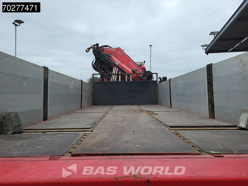 Vrachtwagen met open laadbak, Kraanwagen MAN TGS 35.480 8X4 Fassi F800BXP.28 Kran Crane Hydrodrive Lift-Lenkachse Euro 4: afbeelding 12