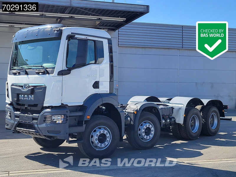 MAN TGS 41.400 8X4 New! Steelsuspension Big-Axle Manual Euro 2 - Chassis vrachtwagen: afbeelding 1 MAN TGS 41.400 8X4 New! Steelsuspension Big-Axle Manual Euro 2 - Chassis vrachtwagen: afbeelding 1