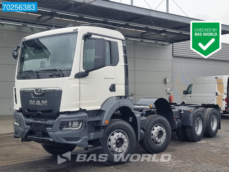 MAN TGS 41.440 8X4 NEW chassis Steelsuspension Automatic Euro 6 - Chassis vrachtwagen: afbeelding 1 MAN TGS 41.440 8X4 NEW chassis Steelsuspension Automatic Euro 6 - Chassis vrachtwagen: afbeelding 1