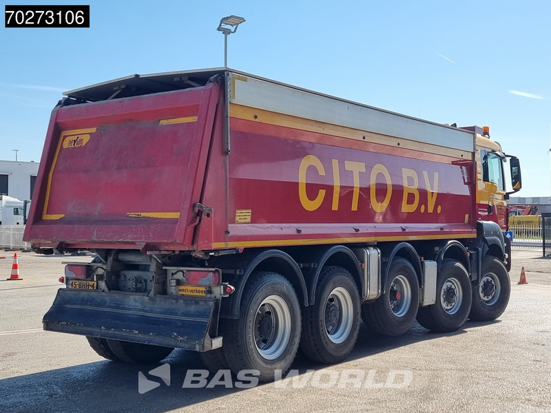 Kipper vrachtwagen MAN TGS 41.480 10X8 NL-Truck BigAxle 10x8 22m3 Tipper Navi Euro 6: afbeelding 6