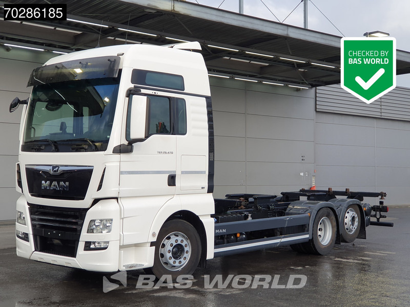 MAN TGX 26.470 6X2 BDF Lift-Axle ACC XXL Retarder Navi Euro 6 - Containertransporter/ Wissellaadbak vrachtwagen: afbeelding 1 MAN TGX 26.470 6X2 BDF Lift-Axle ACC XXL Retarder Navi Euro 6 - Containertransporter/ Wissellaadbak vrachtwagen: afbeelding 1