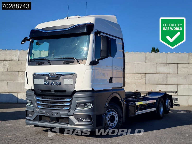 MAN TGX 26.470 6X2 BDF Retarder Lift-Axle LED Standairco Automatic Euro 6 - Containertransporter/ Wissellaadbak vrachtwagen: afbeelding 1 MAN TGX 26.470 6X2 BDF Retarder Lift-Axle LED Standairco Automatic Euro 6 - Containertransporter/ Wissellaadbak vrachtwagen: afbeelding 1