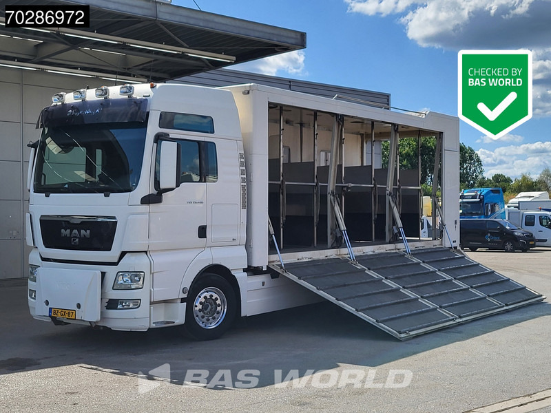 MAN TGX 26.480 TGX 6X2 NL-Truck BDF HorseTransport Lift+steering axle Standklima Automatic Xenon Alcoa´s Euro 5 - Containertransporter/ Wissellaadbak vrachtwagen: afbeelding 1 MAN TGX 26.480 TGX 6X2 NL-Truck BDF HorseTransport Lift+steering axle Standklima Automatic Xenon Alcoa´s Euro 5 - Containertransporter/ Wissellaadbak vrachtwagen: afbeelding 1