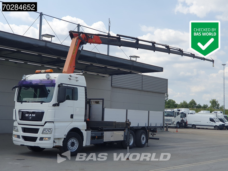 MAN TGX 26.480 TGX 6X2 Palfinger PK29002 Kran Crane 8 ext 2.5T winch Retarder Manual Euro 4 - Vrachtwagen met open laadbak, Kraanwagen: afbeelding 1 MAN TGX 26.480 TGX 6X2 Palfinger PK29002 Kran Crane 8 ext 2.5T winch Retarder Manual Euro 4 - Vrachtwagen met open laadbak, Kraanwagen: afbeelding 1
