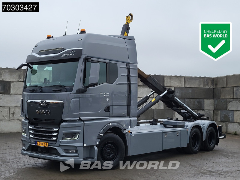 MAN TGX 28.640 TGX 6X2 NL-Truck APK Hyva 26-60-S containersystem Lift-axle Automatic Euro 6 - Haakarmsysteem vrachtwagen: afbeelding 1 MAN TGX 28.640 TGX 6X2 NL-Truck APK Hyva 26-60-S containersystem Lift-axle Automatic Euro 6 - Haakarmsysteem vrachtwagen: afbeelding 1