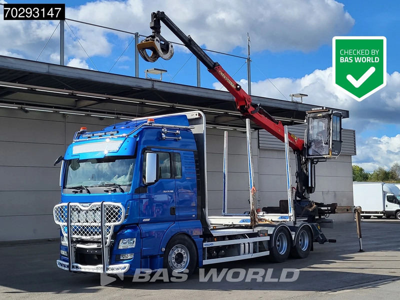 MAN TGX 33.580 TGX 6X4 Palfinger Epsilon Wood crane Holztransport Retarder Navi Xenon Euro 6 - Houttransport, Kraanwagen: afbeelding 1 MAN TGX 33.580 TGX 6X4 Palfinger Epsilon Wood crane Holztransport Retarder Navi Xenon Euro 6 - Houttransport, Kraanwagen: afbeelding 1