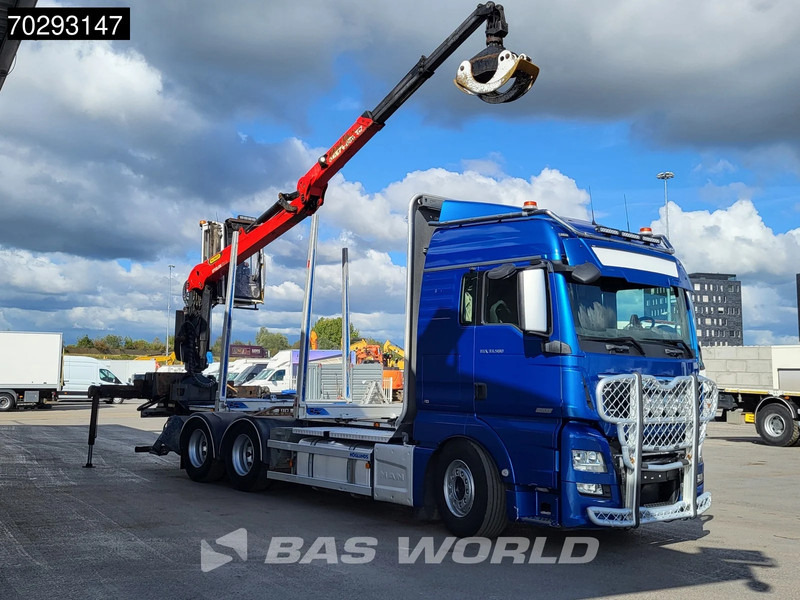MAN TGX 33.580 TGX 6X4 Palfinger Epsilon Wood crane Holztransport Retarder Navi Xenon Euro 6 - Houttransport, Kraanwagen: afbeelding 3 MAN TGX 33.580 TGX 6X4 Palfinger Epsilon Wood crane Holztransport Retarder Navi Xenon Euro 6 - Houttransport, Kraanwagen: afbeelding 3