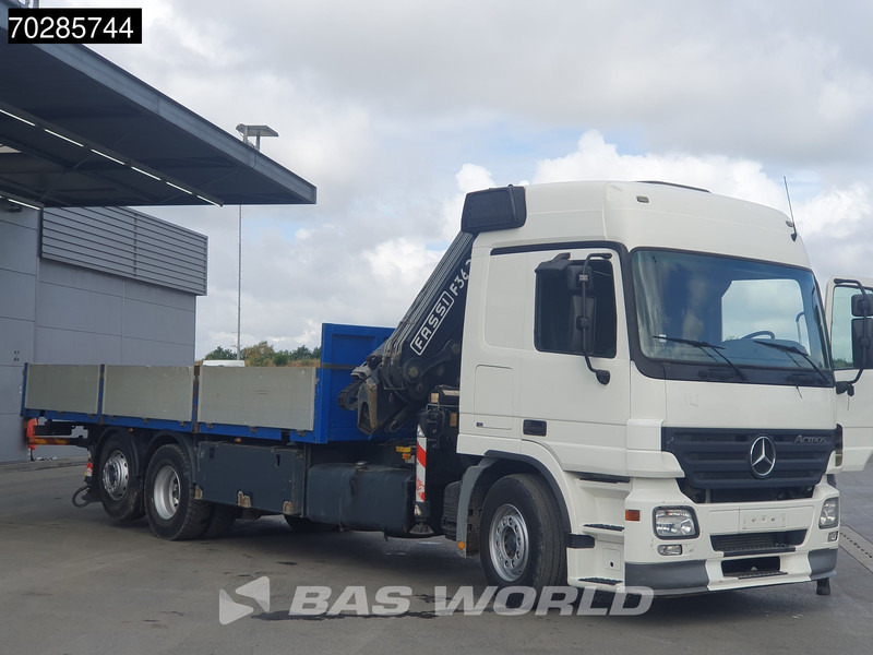 Mercedes-Benz Actros 2532 6X2 Fassi F330D3 Crane Kran Lift+steering Axle 3-Pedals Euro 3 - Vrachtwagen met open laadbak, Kraanwagen: afbeelding 2 Mercedes-Benz Actros 2532 6X2 Fassi F330D3 Crane Kran Lift+steering Axle 3-Pedals Euro 3 - Vrachtwagen met open laadbak, Kraanwagen: afbeelding 2
