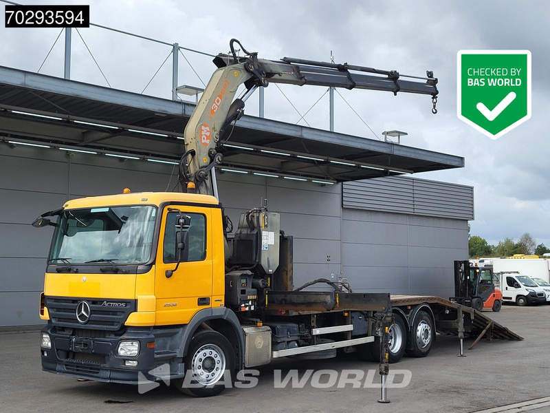 Mercedes-Benz Actros 2532 6X2 PM 30 T/M Crane Kran Remote Lift+Steering Axle 3-Pedals - Vrachtwagen met open laadbak, Kraanwagen: afbeelding 1 Mercedes-Benz Actros 2532 6X2 PM 30 T/M Crane Kran Remote Lift+Steering Axle 3-Pedals - Vrachtwagen met open laadbak, Kraanwagen: afbeelding 1