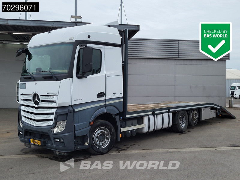 Mercedes-Benz Actros 2543 Actros 6X2 NL-Truck Machine transporter oprijwagen Retarder Lift-Axle ACC Euro 6 - Vrachtwagen met open laadbak: afbeelding 1 Mercedes-Benz Actros 2543 Actros 6X2 NL-Truck Machine transporter oprijwagen Retarder Lift-Axle ACC Euro 6 - Vrachtwagen met open laadbak: afbeelding 1