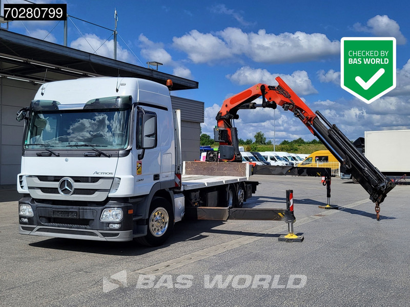 Mercedes-Benz Actros 2544 6X2 Palfinger PK 53002 SH Kran Crane Lift-Lenkachse Euro 5 - Vrachtwagen met open laadbak, Kraanwagen: afbeelding 1 Mercedes-Benz Actros 2544 6X2 Palfinger PK 53002 SH Kran Crane Lift-Lenkachse Euro 5 - Vrachtwagen met open laadbak, Kraanwagen: afbeelding 1