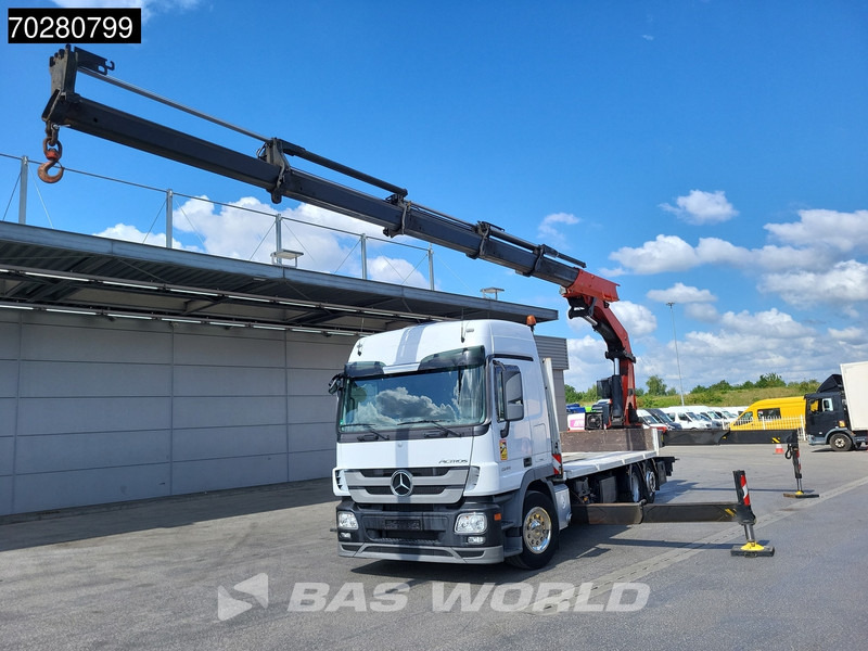 Mercedes-Benz Actros 2544 6X2 Palfinger PK53002SH Kran Crane Lift-Lenkachse Euro 5 - Vrachtwagen met open laadbak, Kraanwagen: afbeelding 3 Mercedes-Benz Actros 2544 6X2 Palfinger PK53002SH Kran Crane Lift-Lenkachse Euro 5 - Vrachtwagen met open laadbak, Kraanwagen: afbeelding 3