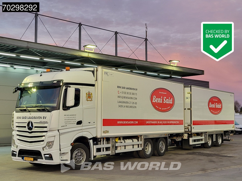 Mercedes-Benz Actros 2643 6X2 NL-Combi Frigoblock FB-FIL2 2tons Ladebordwand Retarder Automatic Xenon - Koelwagen vrachtwagen: afbeelding 1 Mercedes-Benz Actros 2643 6X2 NL-Combi Frigoblock FB-FIL2 2tons Ladebordwand Retarder Automatic Xenon - Koelwagen vrachtwagen: afbeelding 1