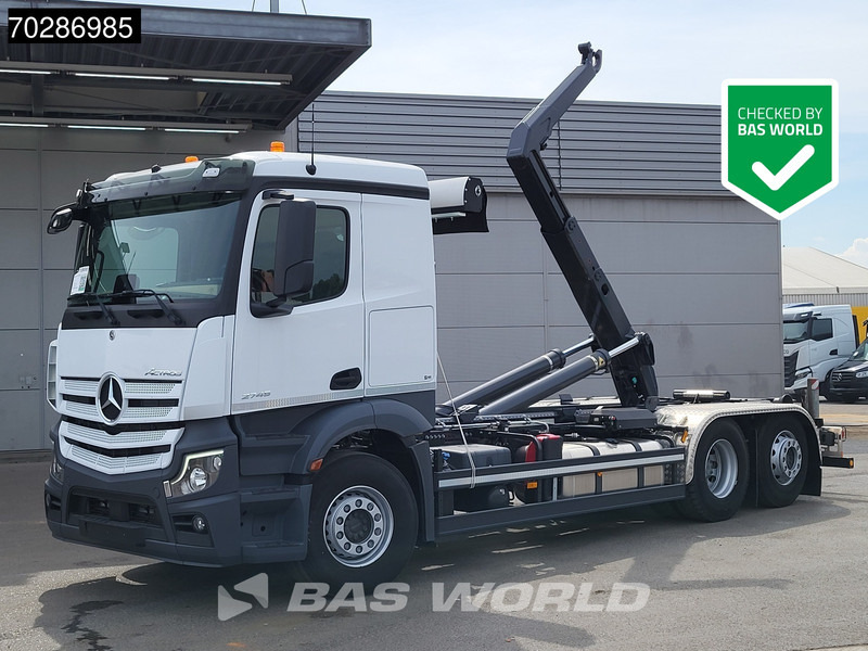 Mercedes-Benz Actros 2745 6X2 NEW! Meiller RS21-70 Abrollkipper Lift-Lenkasche Retarder PPC Navi Automatic - Haakarmsysteem vrachtwagen: afbeelding 1 Mercedes-Benz Actros 2745 6X2 NEW! Meiller RS21-70 Abrollkipper Lift-Lenkasche Retarder PPC Navi Automatic - Haakarmsysteem vrachtwagen: afbeelding 1