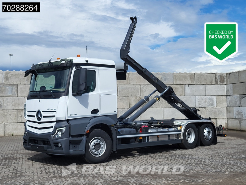 Mercedes-Benz Actros 2745 6X2 NEW! Meiller RS21-70 Hooklift Retarder Lift+Steering Axle PPC Navi - Haakarmsysteem vrachtwagen: afbeelding 1 Mercedes-Benz Actros 2745 6X2 NEW! Meiller RS21-70 Hooklift Retarder Lift+Steering Axle PPC Navi - Haakarmsysteem vrachtwagen: afbeelding 1