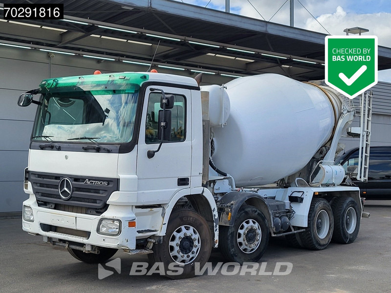 Mercedes-Benz Actros 3236 8X4 9M3 Stetter Mixer Big-Axle 3-Pedals Steelsuspension Euro 3 - Betonmixer: afbeelding 1 Mercedes-Benz Actros 3236 8X4 9M3 Stetter Mixer Big-Axle 3-Pedals Steelsuspension Euro 3 - Betonmixer: afbeelding 1