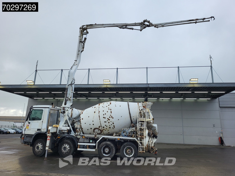 Mercedes-Benz Actros 3241 8X4 7m3 Putzmeister Mixer Big-Axle Steelsuspension Automatic Pompe+Mixer Euro 4 - Betonpomp: afbeelding 5 Mercedes-Benz Actros 3241 8X4 7m3 Putzmeister Mixer Big-Axle Steelsuspension Automatic Pompe+Mixer Euro 4 - Betonpomp: afbeelding 5