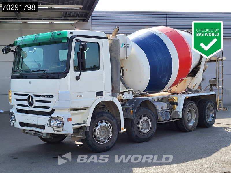 Mercedes-Benz Actros 3241 8X4 9m3 Stetter Mixer Big-Axle Steelsuspension Retarder Euro 5 - Betonmixer: afbeelding 1 Mercedes-Benz Actros 3241 8X4 9m3 Stetter Mixer Big-Axle Steelsuspension Retarder Euro 5 - Betonmixer: afbeelding 1