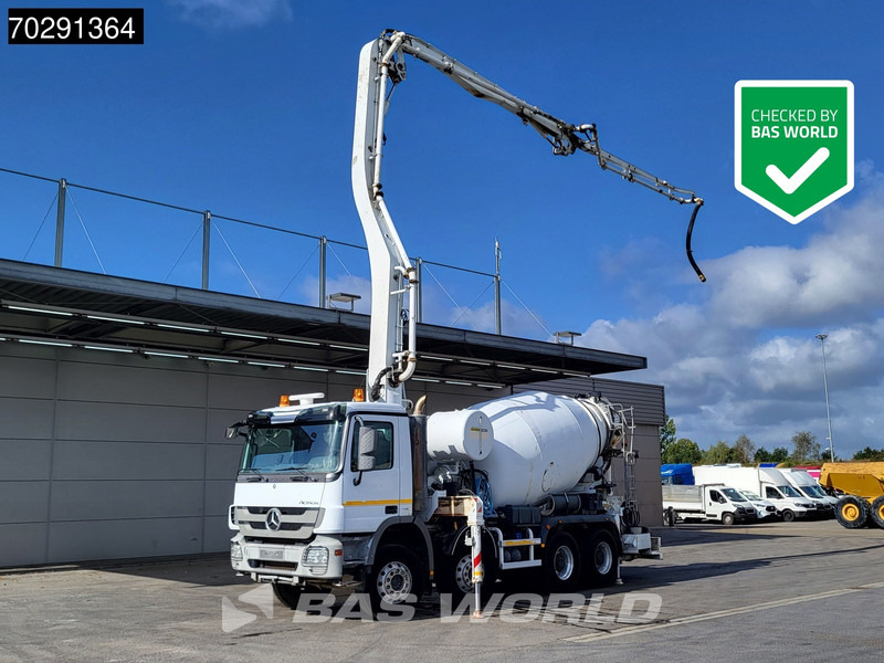 Mercedes-Benz Actros 3241 8X4 Cifa MK24.4Z Pompe+Mixer Retarder 3-Pedals Steelsuspension Big-Axle Euro 5 - Betonpomp: afbeelding 1 Mercedes-Benz Actros 3241 8X4 Cifa MK24.4Z Pompe+Mixer Retarder 3-Pedals Steelsuspension Big-Axle Euro 5 - Betonpomp: afbeelding 1