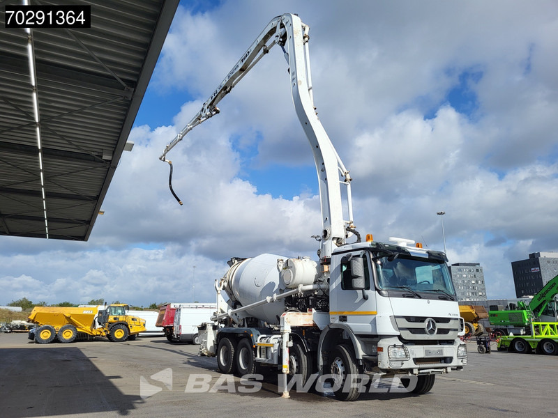 Mercedes-Benz Actros 3241 8X4 Cifa MK24.4Z Pompe+Mixer Retarder 3-Pedals Steelsuspension Big-Axle Euro 5 - Betonpomp: afbeelding 3 Mercedes-Benz Actros 3241 8X4 Cifa MK24.4Z Pompe+Mixer Retarder 3-Pedals Steelsuspension Big-Axle Euro 5 - Betonpomp: afbeelding 3