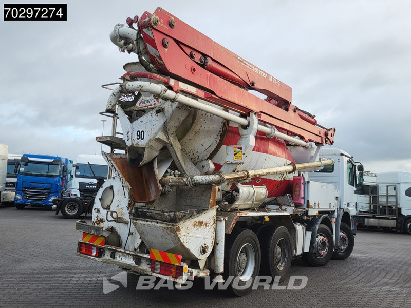 Mercedes-Benz Actros 3241 8X4 Putzmeister M24-3 Pump + 9m3 LIEBHERR Mixer Steelsuspension 3-Pedals Euro 4 - Betonpomp: afbeelding 5 Mercedes-Benz Actros 3241 8X4 Putzmeister M24-3 Pump + 9m3 LIEBHERR Mixer Steelsuspension 3-Pedals Euro 4 - Betonpomp: afbeelding 5