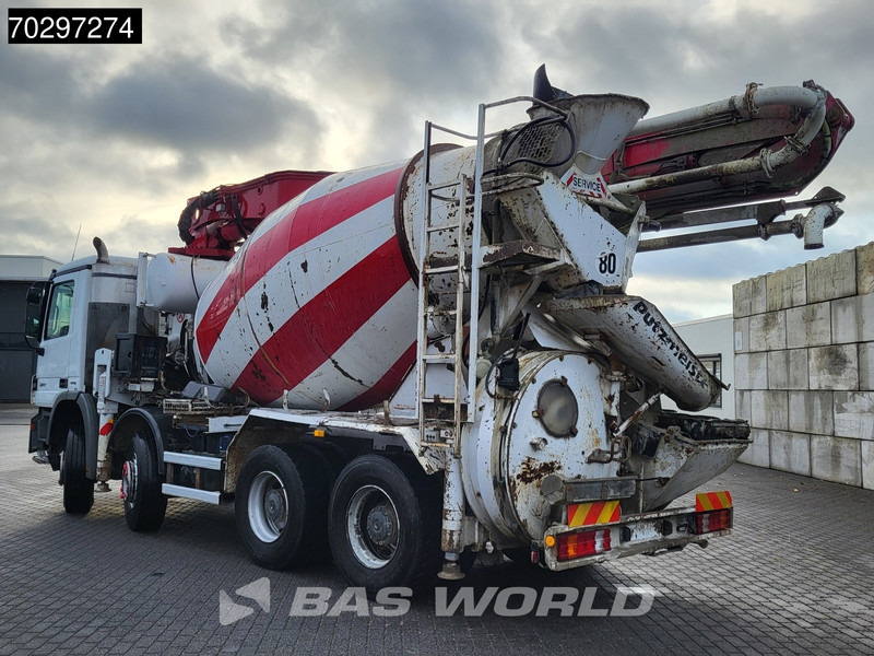 Mercedes-Benz Actros 3241 8X4 Putzmeister M24-3 Pump + 9m3 LIEBHERR Mixer Steelsuspension 3-Pedals Euro 4 - Betonpomp: afbeelding 2 Mercedes-Benz Actros 3241 8X4 Putzmeister M24-3 Pump + 9m3 LIEBHERR Mixer Steelsuspension 3-Pedals Euro 4 - Betonpomp: afbeelding 2