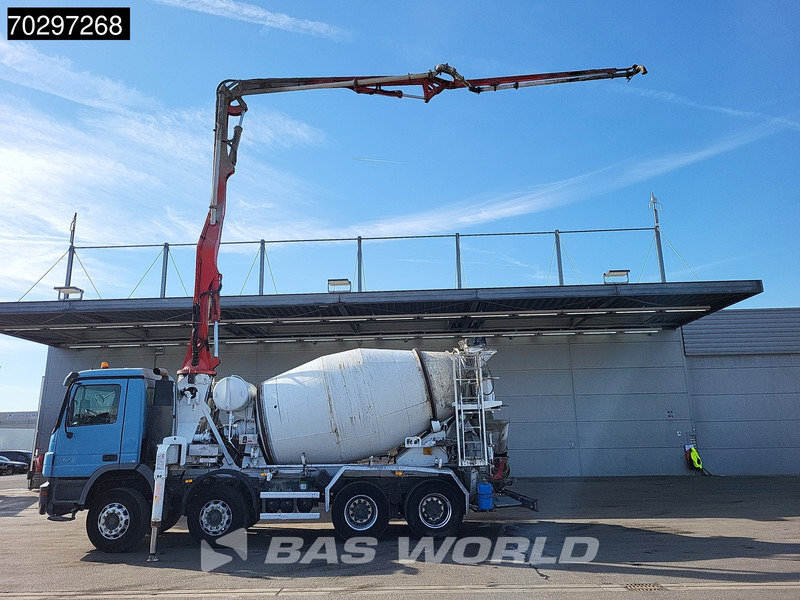 Mercedes-Benz Actros 3241 8X4 Putzmeister TMM 21-3.67 Q PUMI 7m3 Liebherr mixer Big-Axle Euro 3 - Betonpomp: afbeelding 5 Mercedes-Benz Actros 3241 8X4 Putzmeister TMM 21-3.67 Q PUMI 7m3 Liebherr mixer Big-Axle Euro 3 - Betonpomp: afbeelding 5