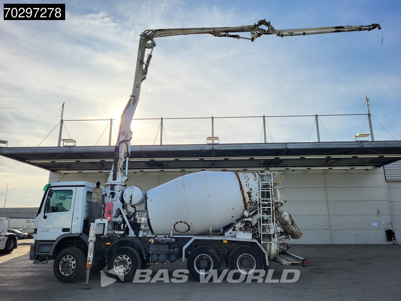 Mercedes-Benz Actros 3241 8X4 Putzmeister TMM 21-G2 PUMI 7m3 Mixer Big-Axle Steelsuspension 3-Pedals Euro 3 - Betonpomp: afbeelding 2 Mercedes-Benz Actros 3241 8X4 Putzmeister TMM 21-G2 PUMI 7m3 Mixer Big-Axle Steelsuspension 3-Pedals Euro 3 - Betonpomp: afbeelding 2