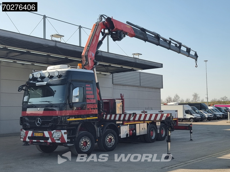 Mercedes-Benz Actros 4146 8X4 FASSI F600AXP.26 Crane Kran NL-Truck Euro 5 - Vrachtwagen met open laadbak, Kraanwagen: afbeelding 1 Mercedes-Benz Actros 4146 8X4 FASSI F600AXP.26 Crane Kran NL-Truck Euro 5 - Vrachtwagen met open laadbak, Kraanwagen: afbeelding 1