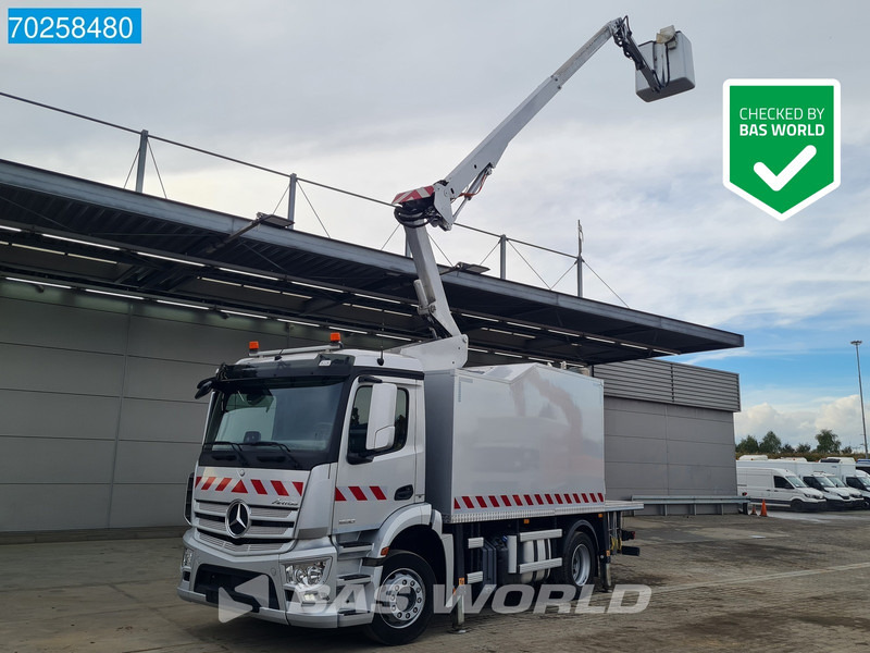 Mercedes-Benz Antos 1830 4X2 Hubarbeitsbühne 14.70m Time France VST 248 NF Navi Euro 6 - Kraanwagen: afbeelding 1 Mercedes-Benz Antos 1830 4X2 Hubarbeitsbühne 14.70m Time France VST 248 NF Navi Euro 6 - Kraanwagen: afbeelding 1
