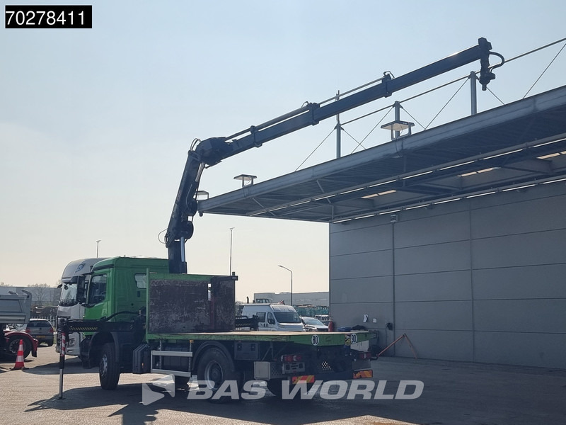 Vrachtwagen met open laadbak, Kraanwagen Mercedes-Benz Arocs 1830 4X2 Hiab 122 ES-3 HIPRO Kran Crane Big-Axle Euro 6: afbeelding 10