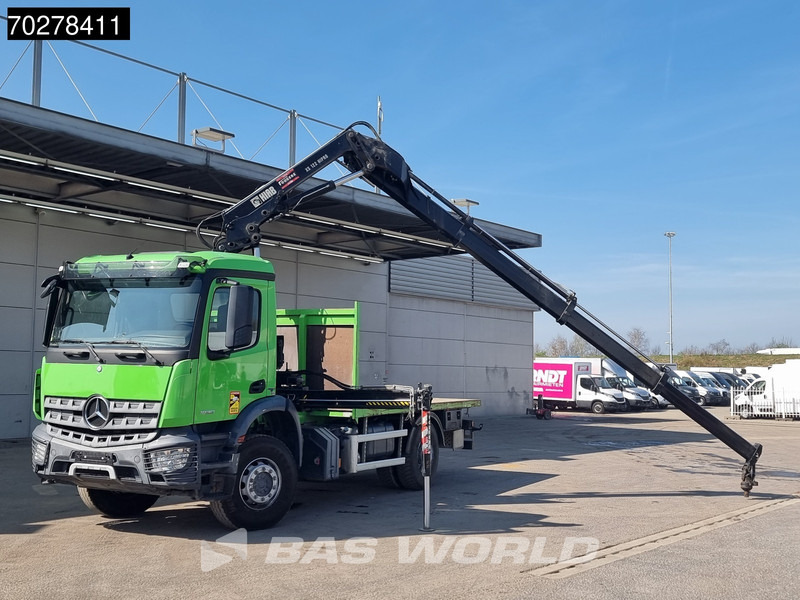 Mercedes-Benz Arocs 1830 4X2 Hiab 122 ES-3 HIPRO Kran Crane Big-Axle Euro 6 - Vrachtwagen met open laadbak, Kraanwagen: afbeelding 5 Mercedes-Benz Arocs 1830 4X2 Hiab 122 ES-3 HIPRO Kran Crane Big-Axle Euro 6 - Vrachtwagen met open laadbak, Kraanwagen: afbeelding 5