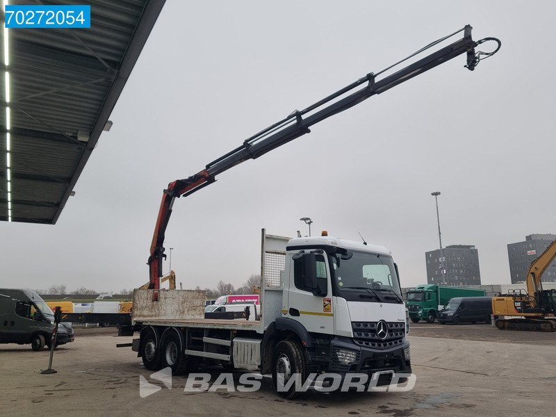 Mercedes-Benz Arocs 2536 6X2 Palfinger PK 16002 Crane Lenkasche Euro 6 - Vrachtwagen met open laadbak, Kraanwagen: afbeelding 3 Mercedes-Benz Arocs 2536 6X2 Palfinger PK 16002 Crane Lenkasche Euro 6 - Vrachtwagen met open laadbak, Kraanwagen: afbeelding 3
