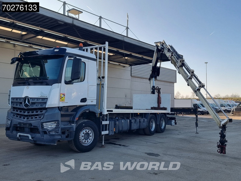 Mercedes-Benz Arocs 2636 6X4 HIAB X-HIDUO 188 ES-S Crane Kran Big axle Euro 6 - Vrachtwagen met open laadbak, Kraanwagen: afbeelding 5 Mercedes-Benz Arocs 2636 6X4 HIAB X-HIDUO 188 ES-S Crane Kran Big axle Euro 6 - Vrachtwagen met open laadbak, Kraanwagen: afbeelding 5