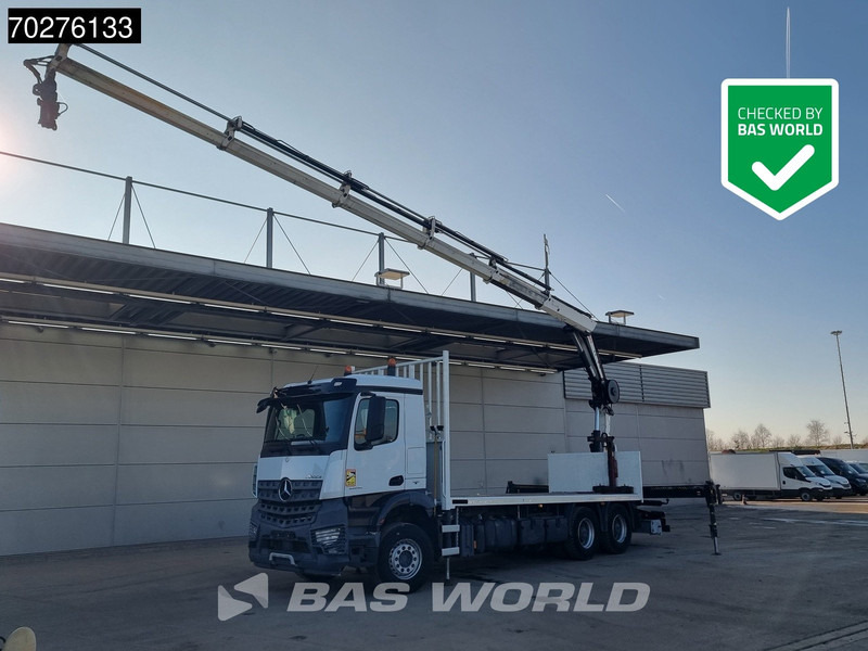 Mercedes-Benz Arocs 2636 6X4 HIAB X-HIDUO 188 ES-S Crane Kran Big axle Euro 6 - Vrachtwagen met open laadbak, Kraanwagen: afbeelding 1 Mercedes-Benz Arocs 2636 6X4 HIAB X-HIDUO 188 ES-S Crane Kran Big axle Euro 6 - Vrachtwagen met open laadbak, Kraanwagen: afbeelding 1