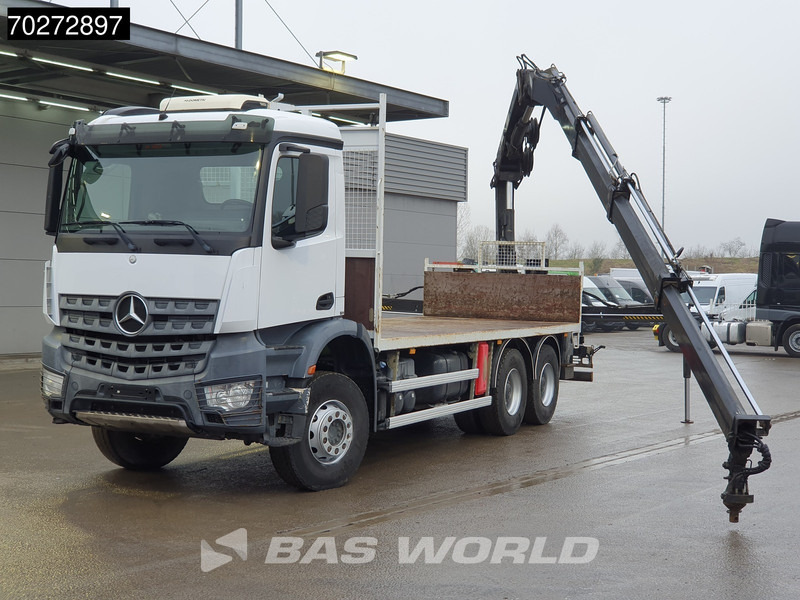 Mercedes-Benz Arocs 2636 6X4 Hiab 144 E-3 Hipro Kran Crane Remote Full Steel Euro 6 - Vrachtwagen met open laadbak, Kraanwagen: afbeelding 5 Mercedes-Benz Arocs 2636 6X4 Hiab 144 E-3 Hipro Kran Crane Remote Full Steel Euro 6 - Vrachtwagen met open laadbak, Kraanwagen: afbeelding 5