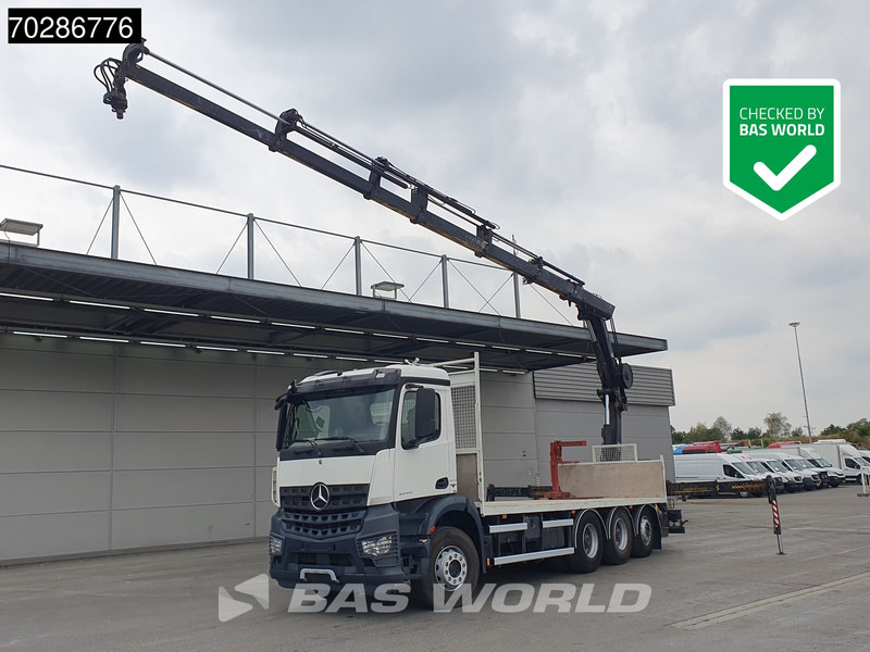 Mercedes-Benz Arocs 3240 8X4 HIAB 211E-6 HIPRO Big-Axle Lift+Steering Navi Euro 6 - Vrachtwagen met open laadbak, Kraanwagen: afbeelding 1 Mercedes-Benz Arocs 3240 8X4 HIAB 211E-6 HIPRO Big-Axle Lift+Steering Navi Euro 6 - Vrachtwagen met open laadbak, Kraanwagen: afbeelding 1