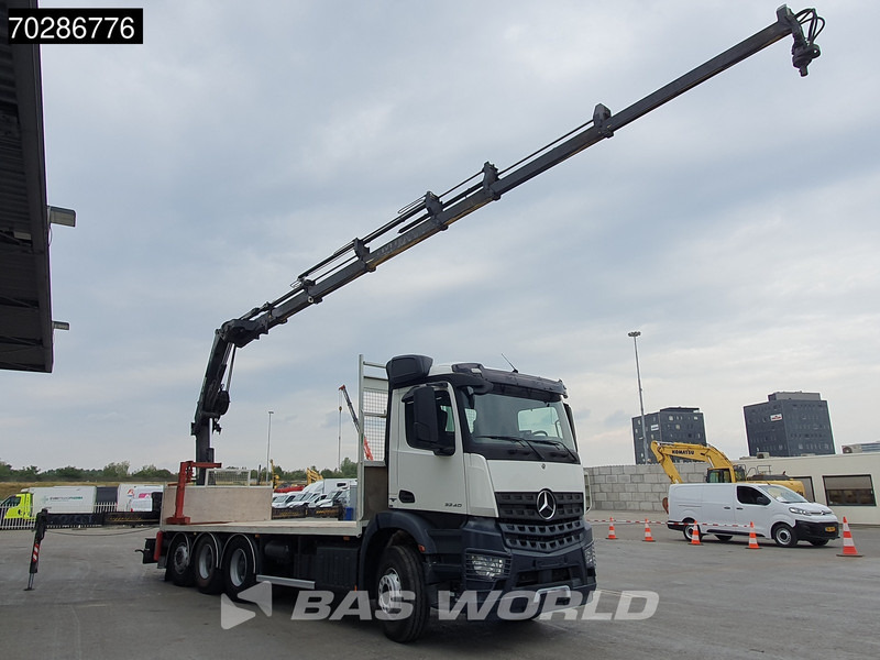 Mercedes-Benz Arocs 3240 8X4 HIAB 211E-6 HIPRO Big-Axle Lift+Steering Navi Euro 6 - Vrachtwagen met open laadbak, Kraanwagen: afbeelding 3 Mercedes-Benz Arocs 3240 8X4 HIAB 211E-6 HIPRO Big-Axle Lift+Steering Navi Euro 6 - Vrachtwagen met open laadbak, Kraanwagen: afbeelding 3
