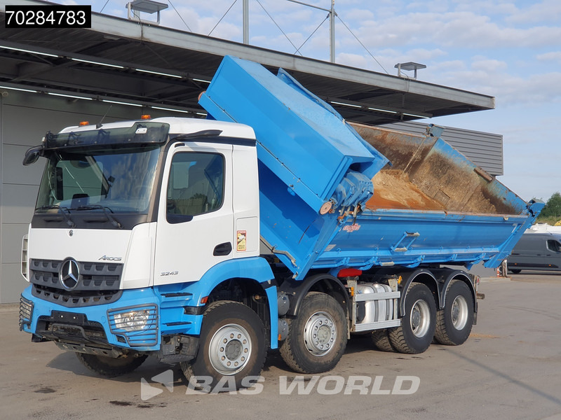 Mercedes-Benz Arocs 3243 8X4 14m3 2-side tipper Big-Axle Steelsuspension Navi Euro 6 - Kipper vrachtwagen: afbeelding 5 Mercedes-Benz Arocs 3243 8X4 14m3 2-side tipper Big-Axle Steelsuspension Navi Euro 6 - Kipper vrachtwagen: afbeelding 5