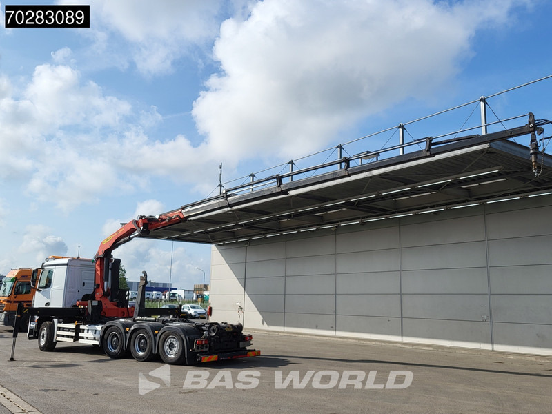Mercedes-Benz Arocs 3245 Actros 8X4 Palfinger PK22002 EH Crane 17tons hooklift Big-Axle Lift+Lenkachse Navi Euro 6 - Haakarmsysteem vrachtwagen, Kraanwagen: afbeelding 2 Mercedes-Benz Arocs 3245 Actros 8X4 Palfinger PK22002 EH Crane 17tons hooklift Big-Axle Lift+Lenkachse Navi Euro 6 - Haakarmsysteem vrachtwagen, Kraanwagen: afbeelding 2
