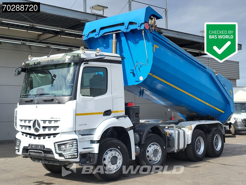 Mercedes-Benz Arocs 3246 8X4 18m3 Marrel tipper Retarder Steelsuspension Automatic Navi - Kipper vrachtwagen: afbeelding 1 Mercedes-Benz Arocs 3246 8X4 18m3 Marrel tipper Retarder Steelsuspension Automatic Navi - Kipper vrachtwagen: afbeelding 1