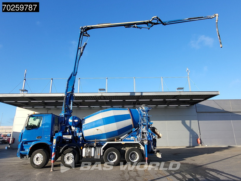 Mercedes-Benz Arocs 3251 8X4 PUMI Putzmeister TMM 24 + Liebherr 7m3 Mixer Retarder Euro 6 - Betonpomp: afbeelding 5 Mercedes-Benz Arocs 3251 8X4 PUMI Putzmeister TMM 24 + Liebherr 7m3 Mixer Retarder Euro 6 - Betonpomp: afbeelding 5