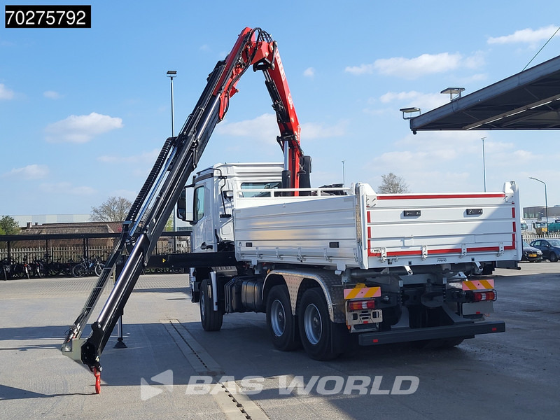 Mercedes-Benz Arocs 3348 6X4 Fasi F195A.2.24 Kran 3 sided tipper 9m3 Big-Axle Navi Euro 6 - Kipper vrachtwagen, Kraanwagen: afbeelding 5 Mercedes-Benz Arocs 3348 6X4 Fasi F195A.2.24 Kran 3 sided tipper 9m3 Big-Axle Navi Euro 6 - Kipper vrachtwagen, Kraanwagen: afbeelding 5