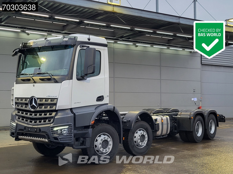 Mercedes-Benz Arocs 4140 8X4 NEW! Chassis Automatic Steelsuspension Euro 5 - Chassis vrachtwagen: afbeelding 1 Mercedes-Benz Arocs 4140 8X4 NEW! Chassis Automatic Steelsuspension Euro 5 - Chassis vrachtwagen: afbeelding 1