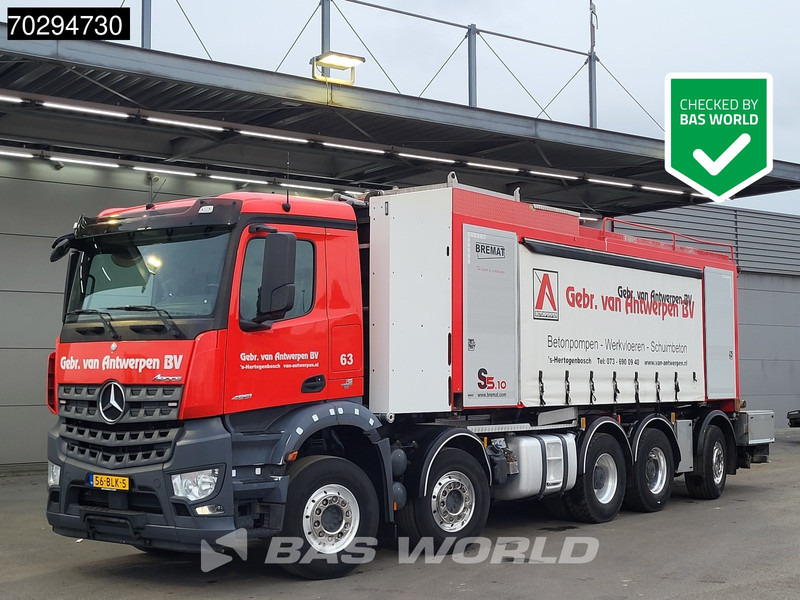 Mercedes-Benz Arocs 4951 Arocs 10X4 NL-Truck Bremat S5.10.13 XL sandmortal Lift+Steering Axle Euro 6 - Betonpomp: afbeelding 1 Mercedes-Benz Arocs 4951 Arocs 10X4 NL-Truck Bremat S5.10.13 XL sandmortal Lift+Steering Axle Euro 6 - Betonpomp: afbeelding 1