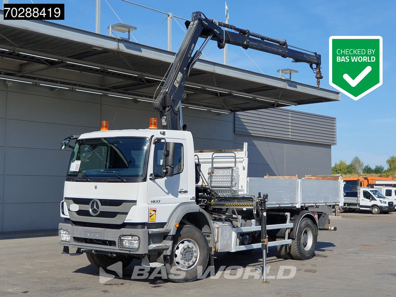 Mercedes-Benz Axor 1833 Axor 4X2 HIAB XS B-122 HIDUO Crane Kran Manual Steelsuspension Big-Axle Euro 5 - Kipper vrachtwagen, Kraanwagen: afbeelding 1 Mercedes-Benz Axor 1833 Axor 4X2 HIAB XS B-122 HIDUO Crane Kran Manual Steelsuspension Big-Axle Euro 5 - Kipper vrachtwagen, Kraanwagen: afbeelding 1