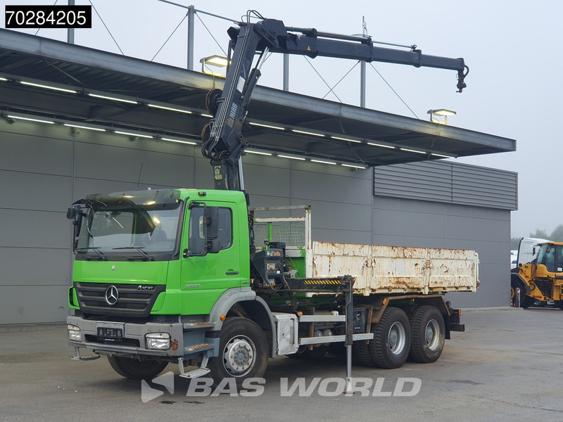 Mercedes-Benz Axor 2633 6X4 HIAB 144 ES-3 Kran Crane Manual Big-Axle Steelsuspension Euro 4 - Kipper vrachtwagen, Kraanwagen: afbeelding 3 Mercedes-Benz Axor 2633 6X4 HIAB 144 ES-3 Kran Crane Manual Big-Axle Steelsuspension Euro 4 - Kipper vrachtwagen, Kraanwagen: afbeelding 3