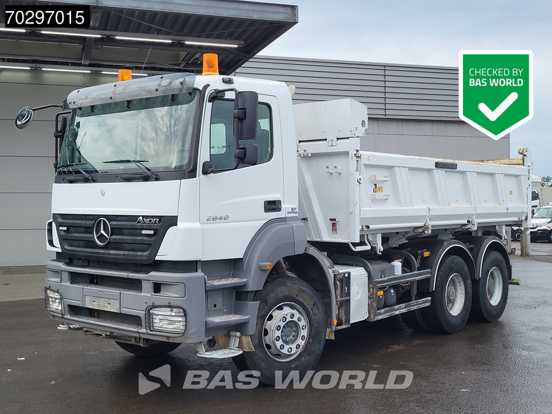 Mercedes-Benz Axor 2640 6X4 10m3 Meiller Tipper Steelsuspension Manual Euro 4 - Kipper vrachtwagen: afbeelding 1 Mercedes-Benz Axor 2640 6X4 10m3 Meiller Tipper Steelsuspension Manual Euro 4 - Kipper vrachtwagen: afbeelding 1